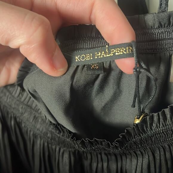 Kobi Halperin Dina Pleated Square-Neck Blouse Size XS - Picture 6 of 7